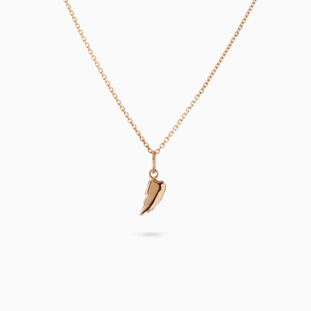 Angel Wing Charm | Rose Gold