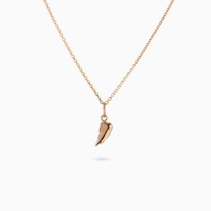 Angel Wing Charm | Rose Gold