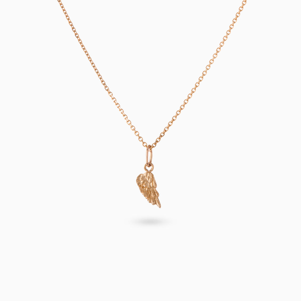 Angel Wing Charm | Rose Gold