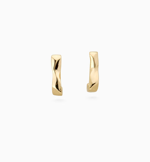 Echo Hoops | Yellow Gold