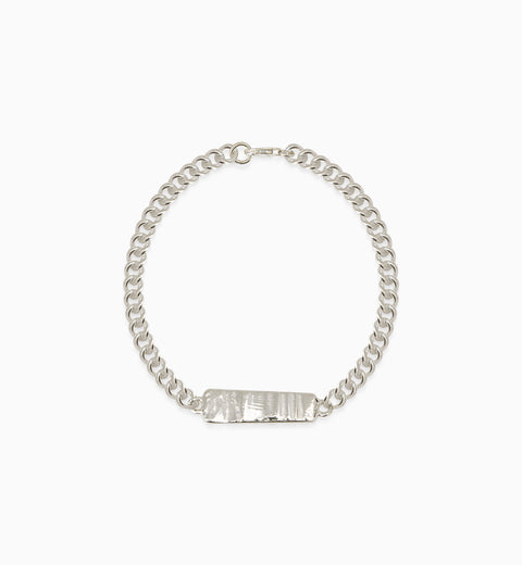 Anvil Tag Custom Bracelet | Silver