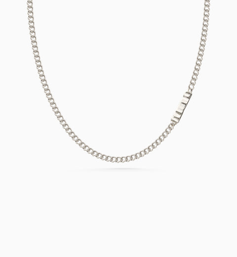 Anvil Tag Custom Necklace | Silver