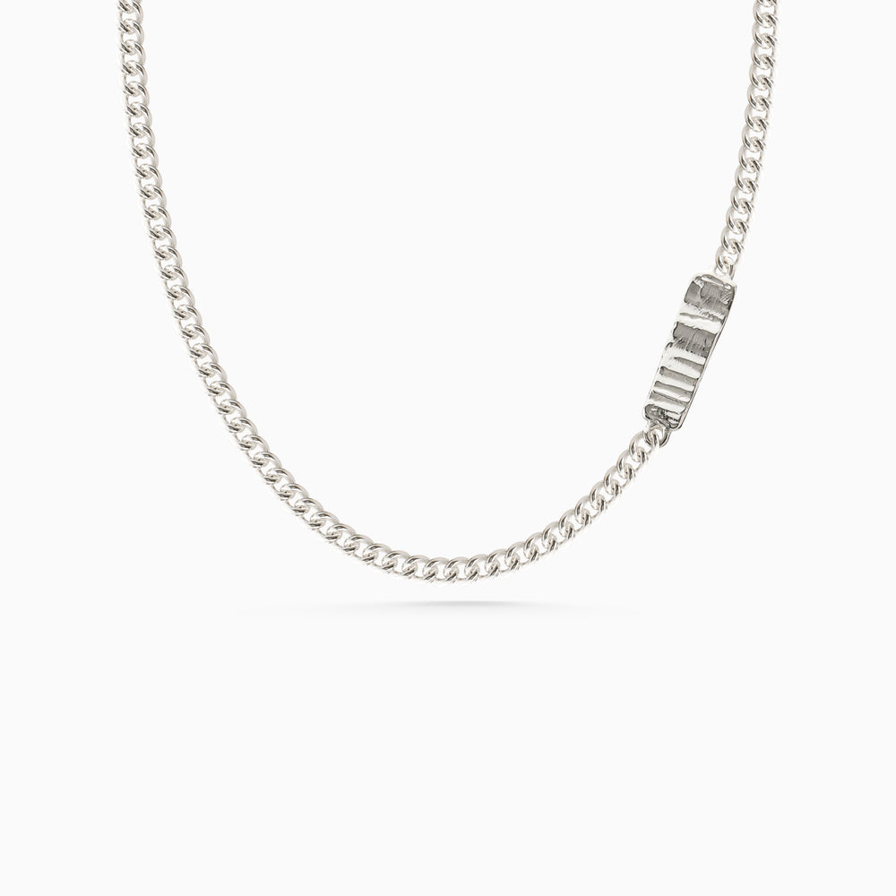 Anvil Tag Custom Necklace | Silver