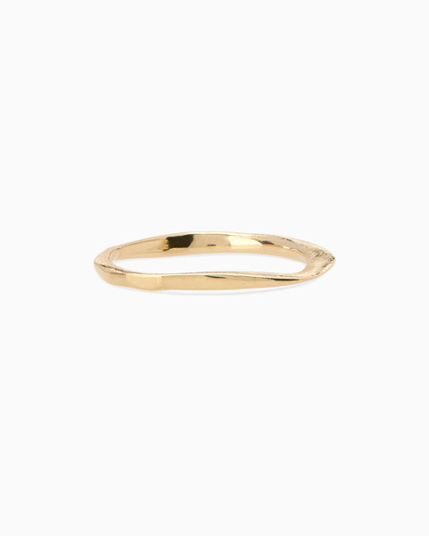 Organic Fine Apex Ring | Solid Gold