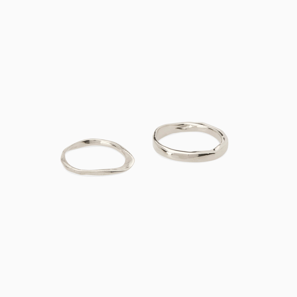 Organic Fine Apex Ring | Silver