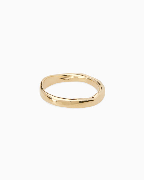 Organic Chunky Apex Ring | Solid Gold