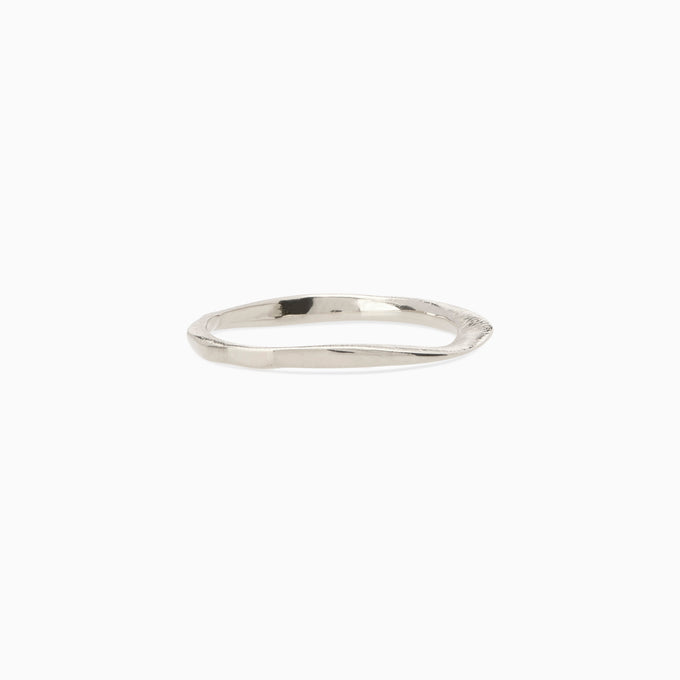 Organic Fine Apex Ring | Silver