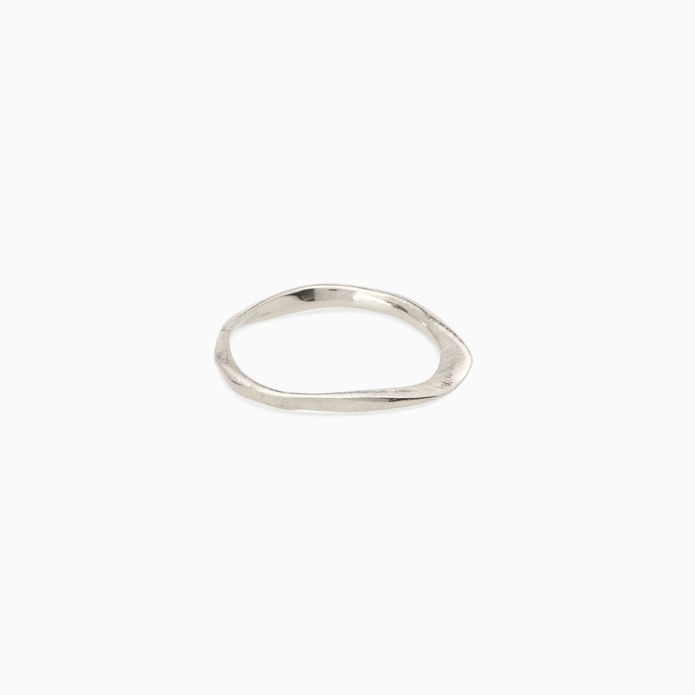 Organic Fine Apex Ring | Silver