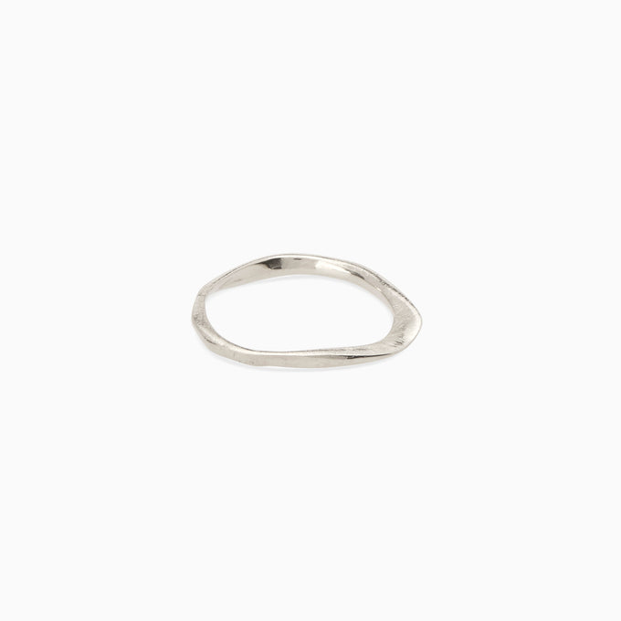 Organic Fine Apex Ring | Silver