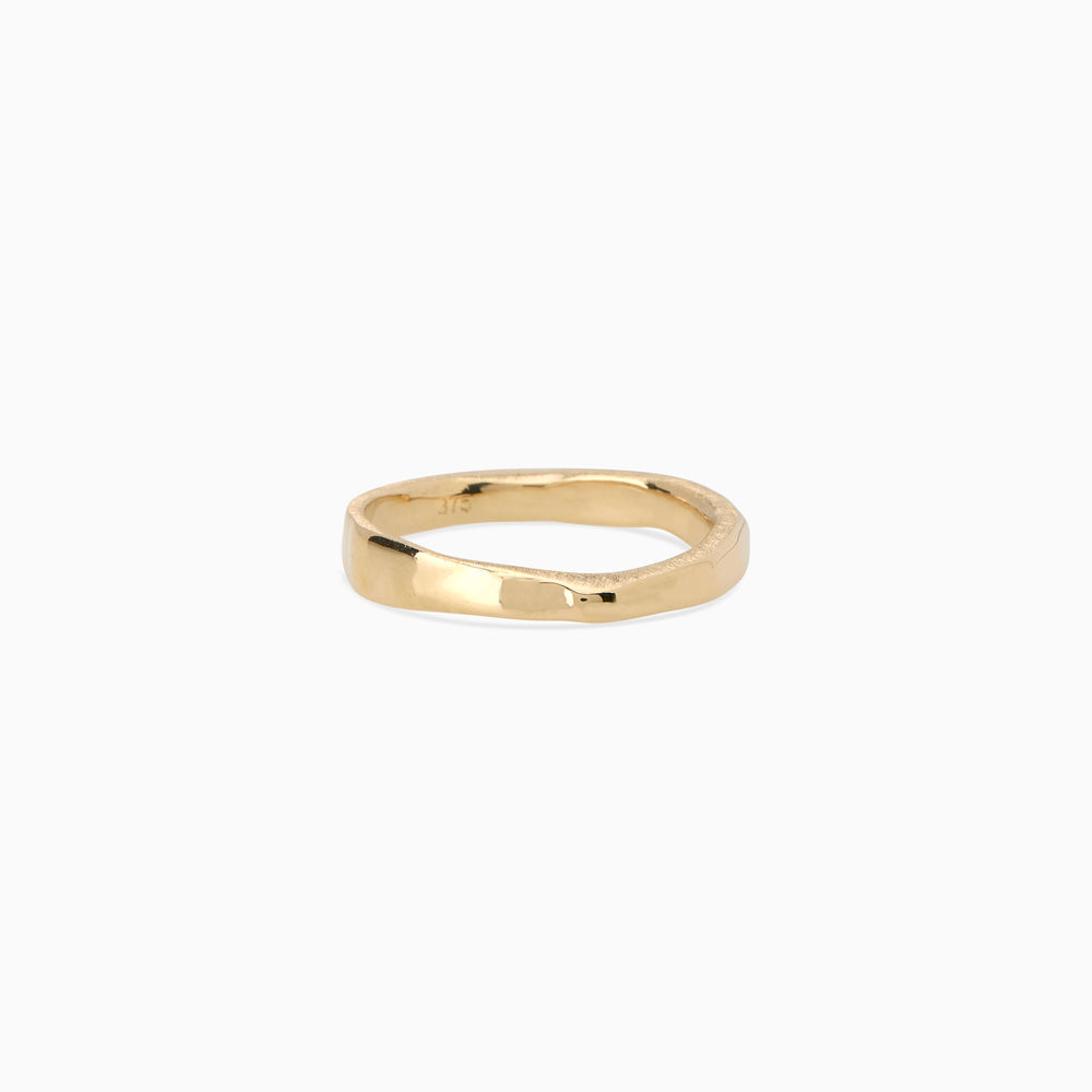 Organic Chunky Apex Ring | Solid Gold