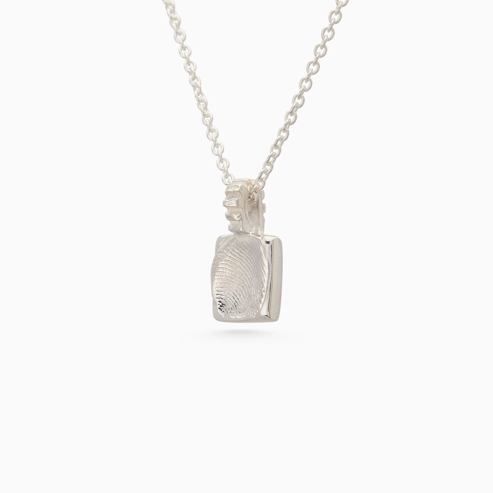 Impression™ Slate Pendant | Silver
