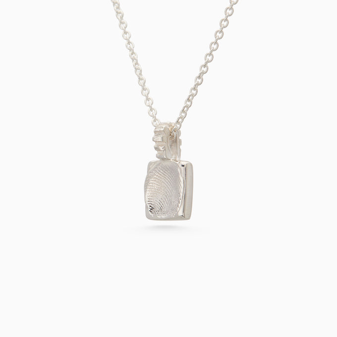 Impression™ Slate Pendant | Silver