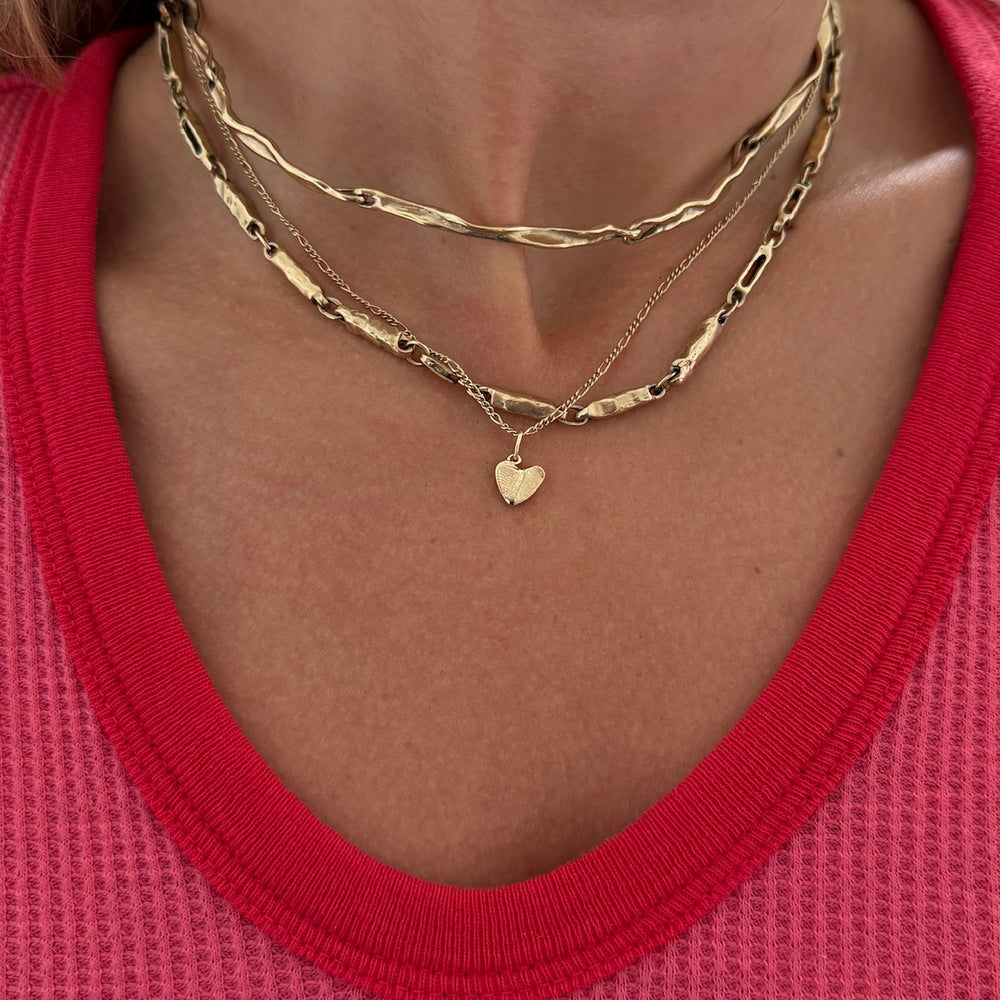 Impression™ Heart Pendant | Yellow Gold
