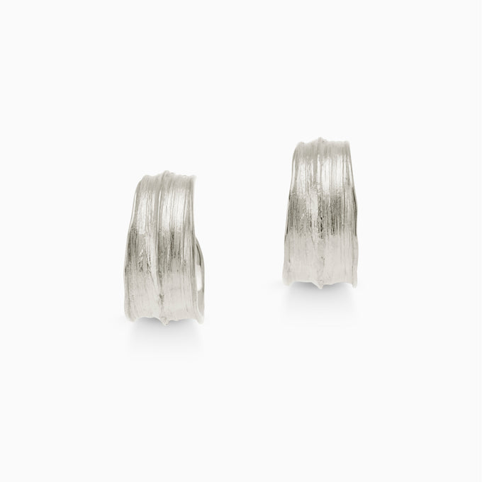 Birch Hoops | Silver