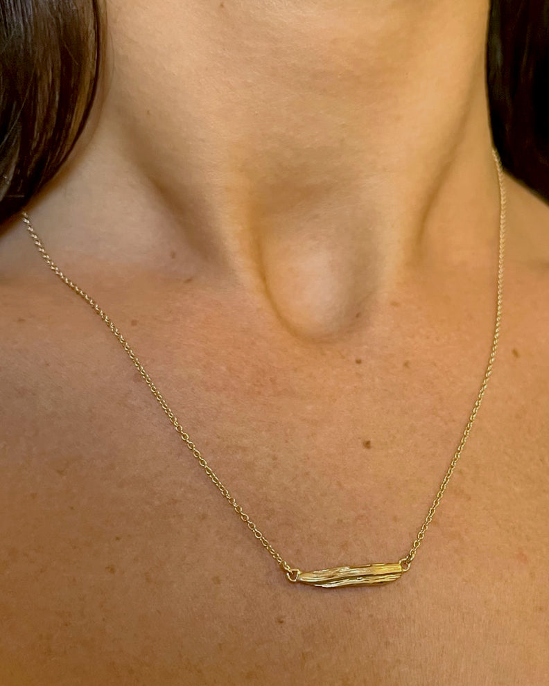 Birch Necklace | Gold