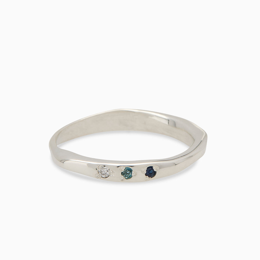 Apex Stone Ring | Silver