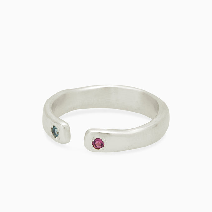 Open Stone Ring 2.0 | Silver