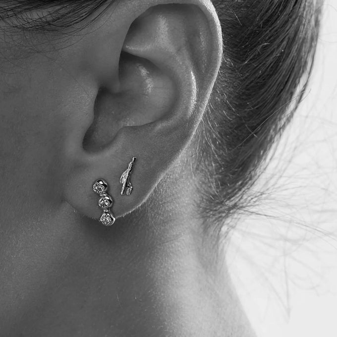 Collective Stone Stud | Silver