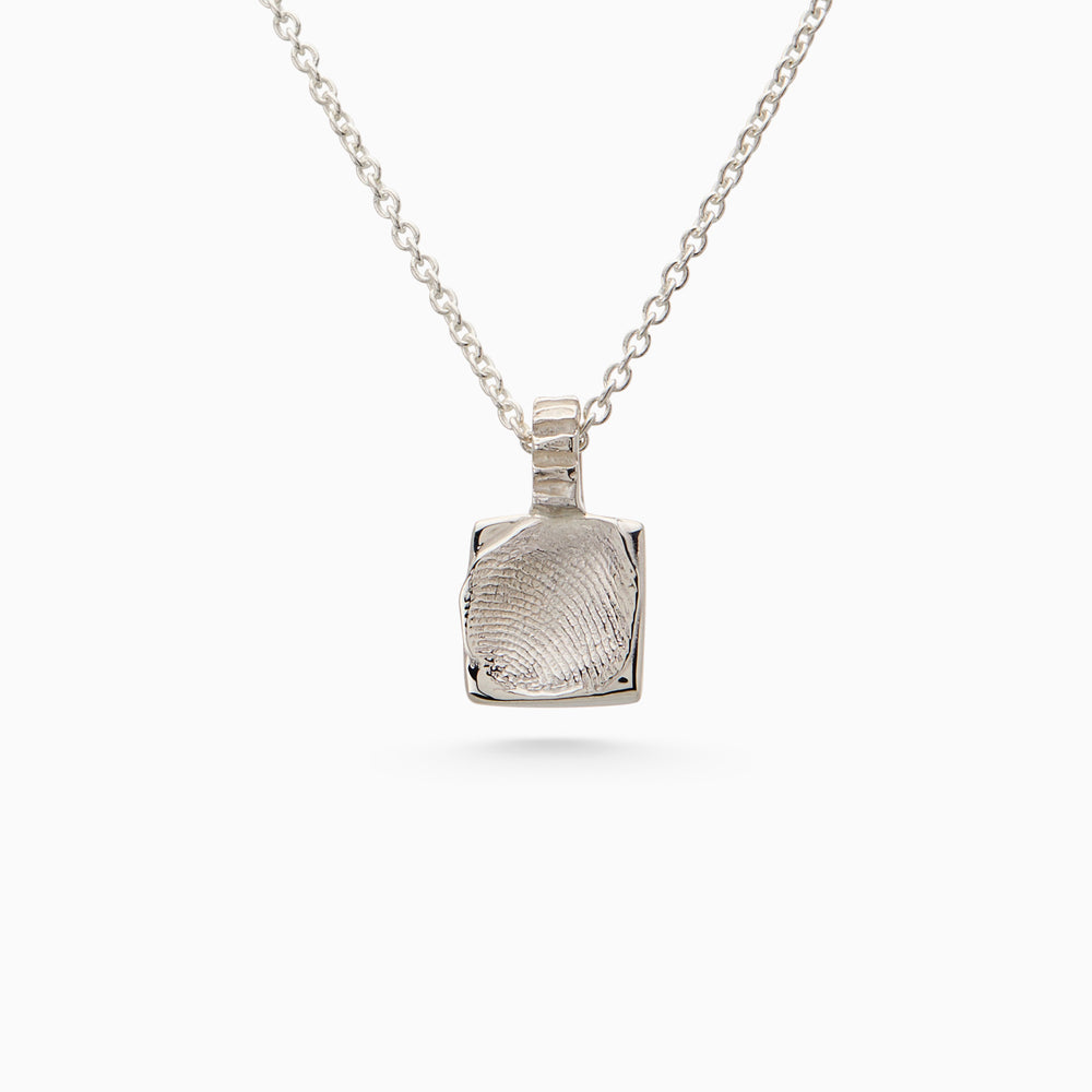 Impression™ Slate Pendant | White Gold