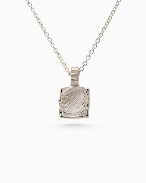 Impression™ Slate Pendant | White Gold