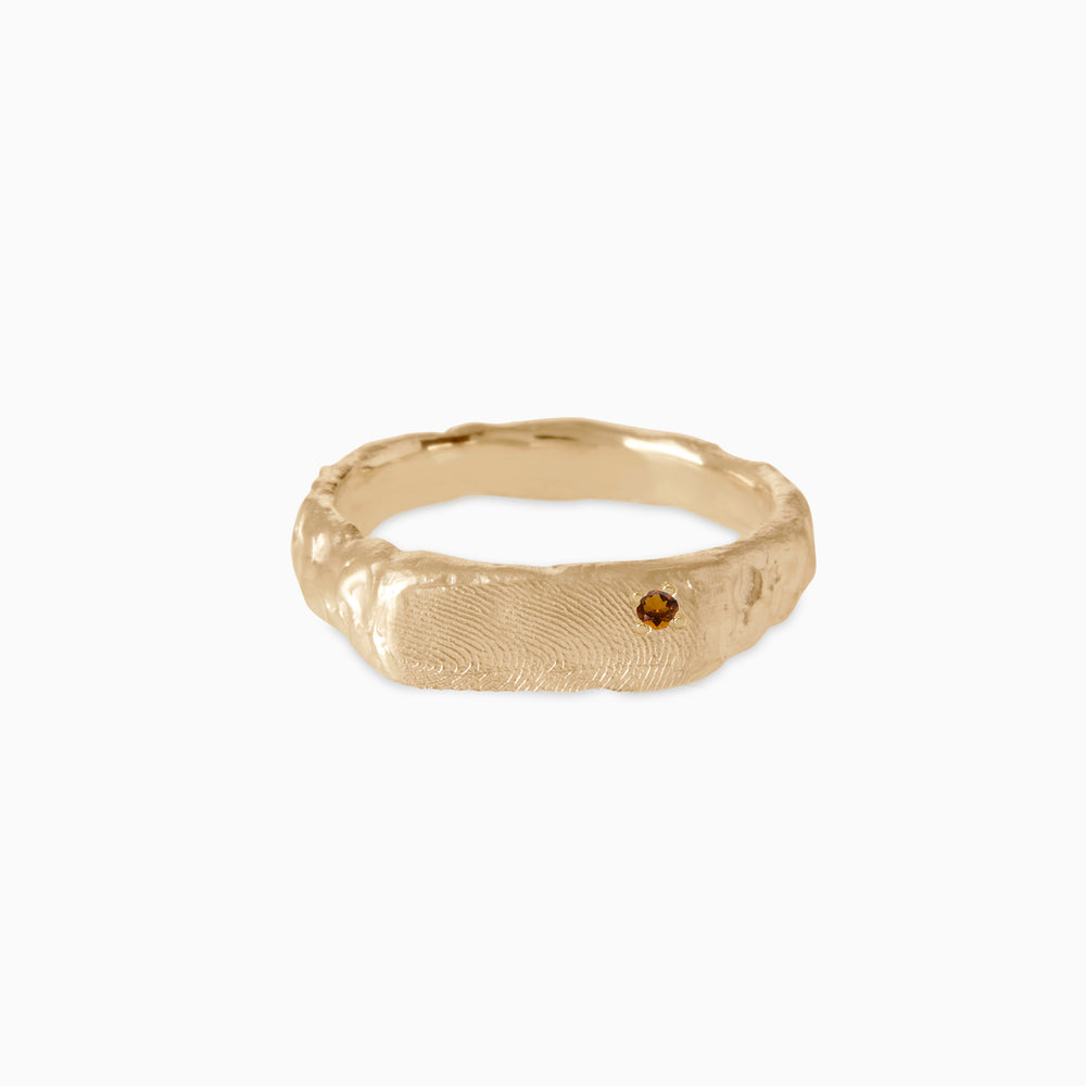 Impression™ Mason Signet Ring | Yellow Gold
