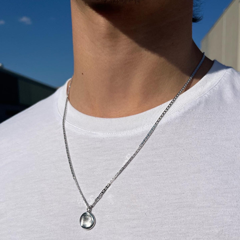 Flat Marine Chain | Sterling Silver