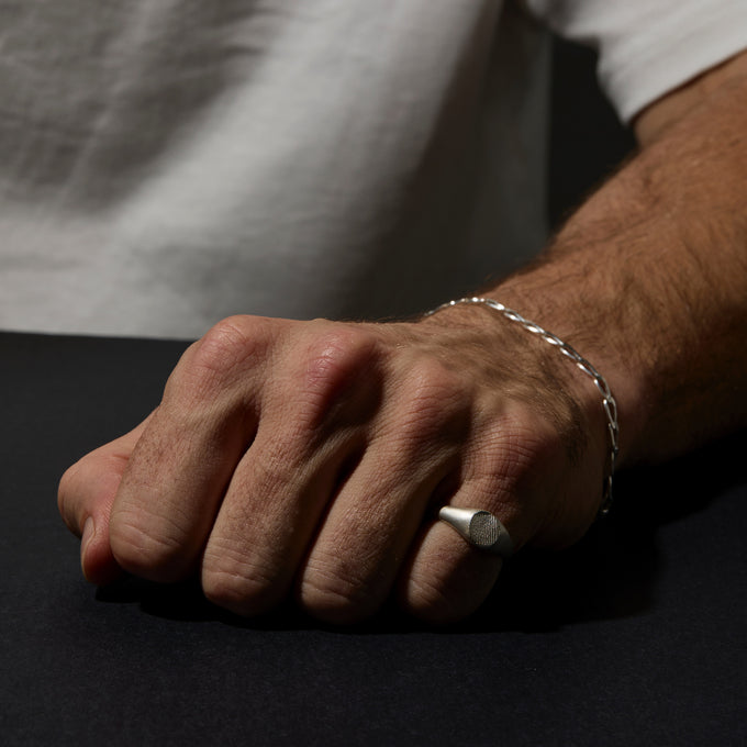 Impression™ Petite Signet Ring | Silver