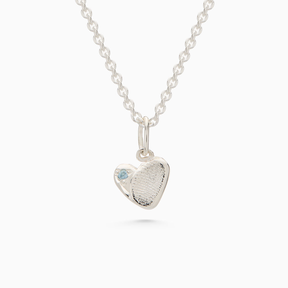 Impression™ Heart Pendant | Silver