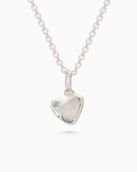 Impression™ Heart Pendant | Silver