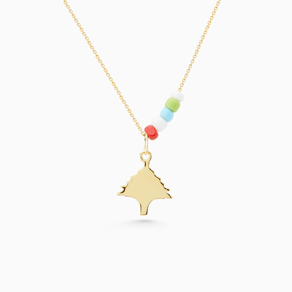 Cedar Necklace | Solid Gold