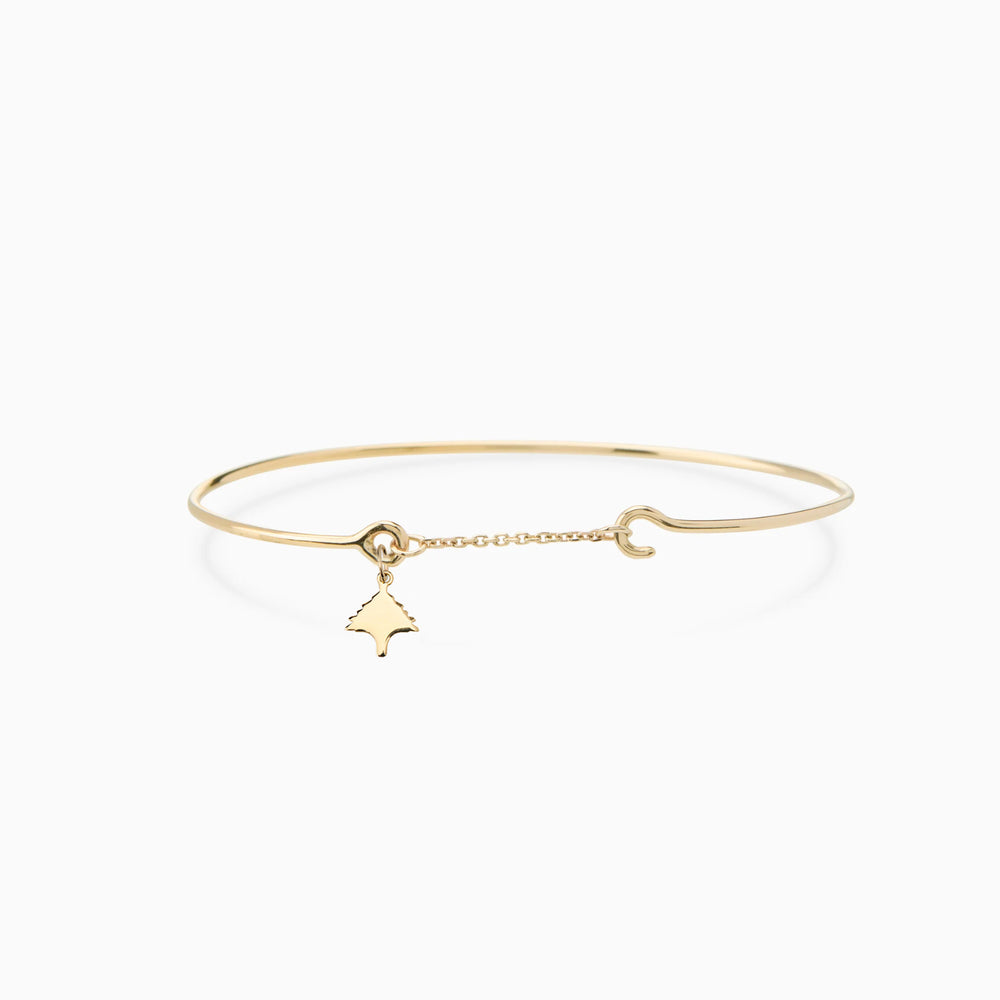 Pendant Weave Bracelet | Yellow Gold