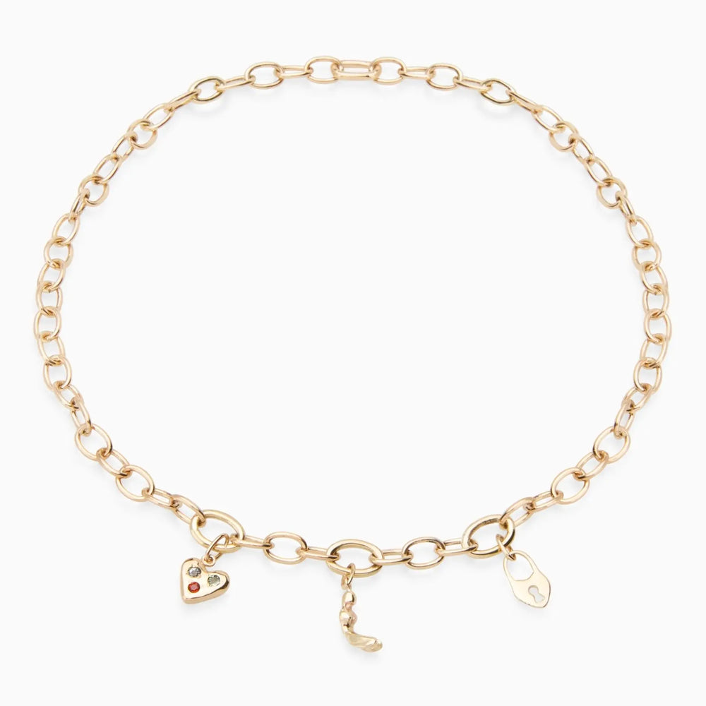 Charm Necklace | Gold