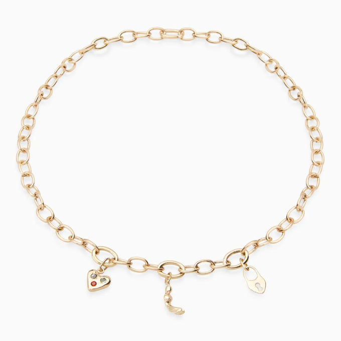 Charm Necklace | Gold