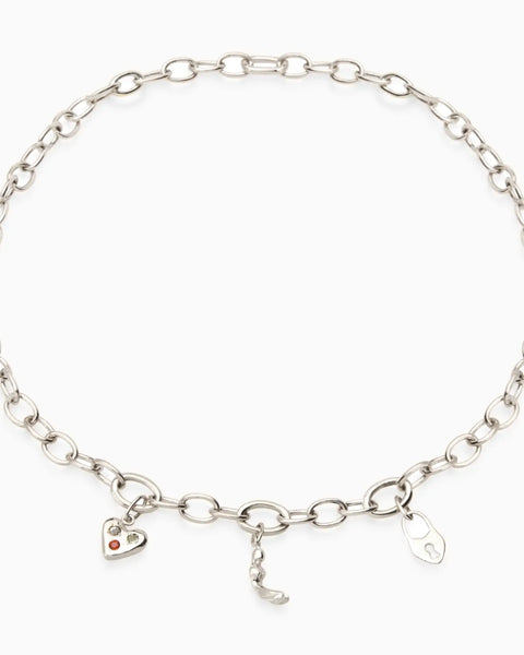 Charm Necklace | Silver