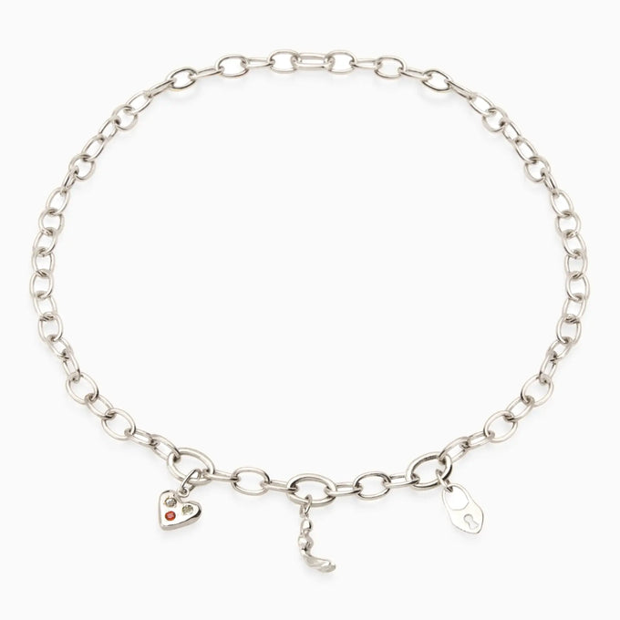 Charm Necklace | Silver
