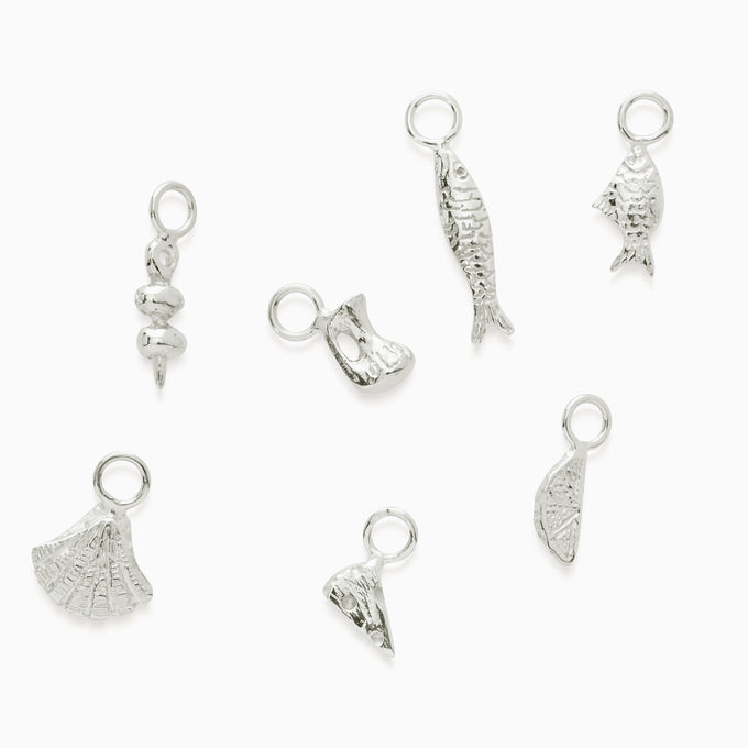 Cheese Earring | Silver