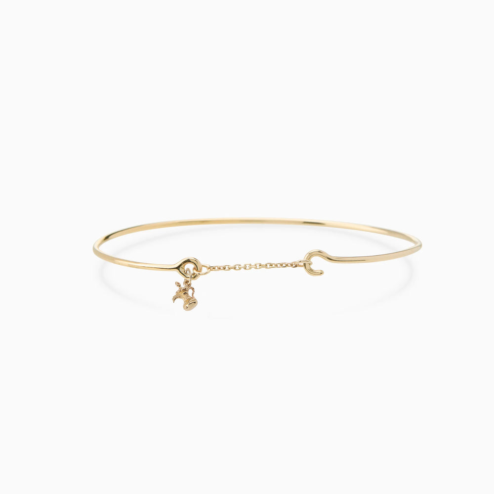Pendant Weave Bracelet | Yellow Gold