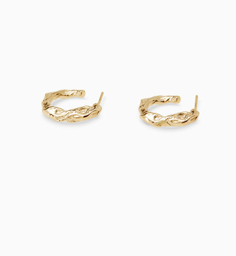 Lira Hoops | Yellow Gold