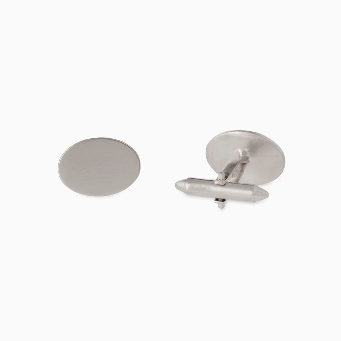 Halo Cufflinks | White Gold