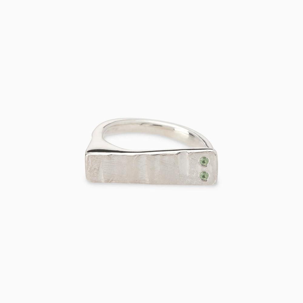 Veil Stone Ring | Silver