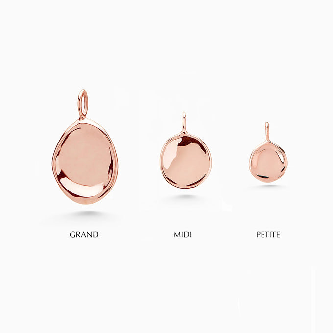Custom Engraved Pendant | Rose Gold
