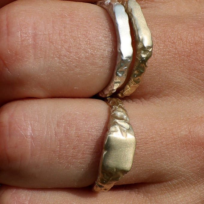 Engraved Kindred Ring | Yellow Gold