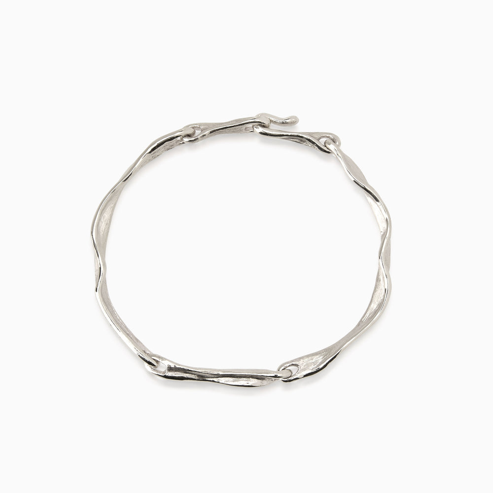 Sculpt Bracelet | Silver