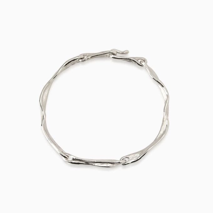 Sculpt Bracelet | Silver