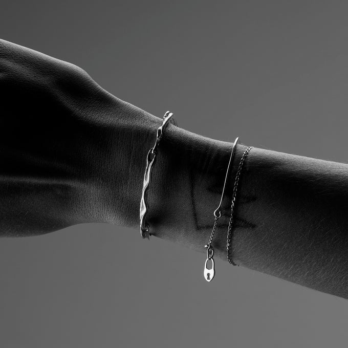 Sculpt Bracelet | Silver