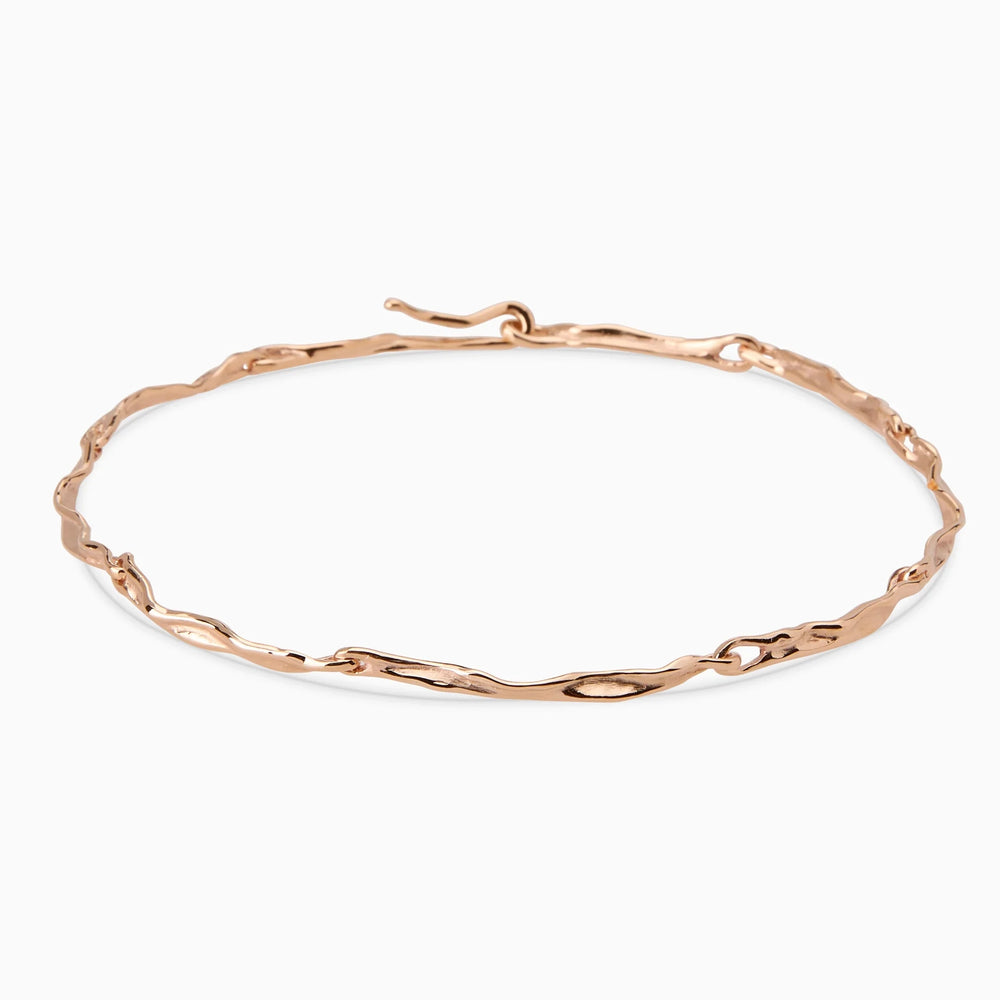 Sculpt Necklace | Rose Gold