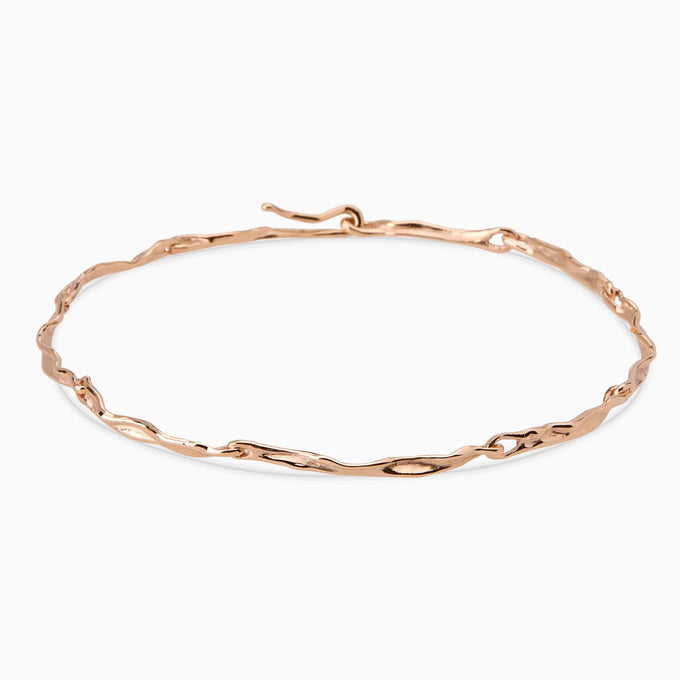 Sculpt Necklace | Rose Gold