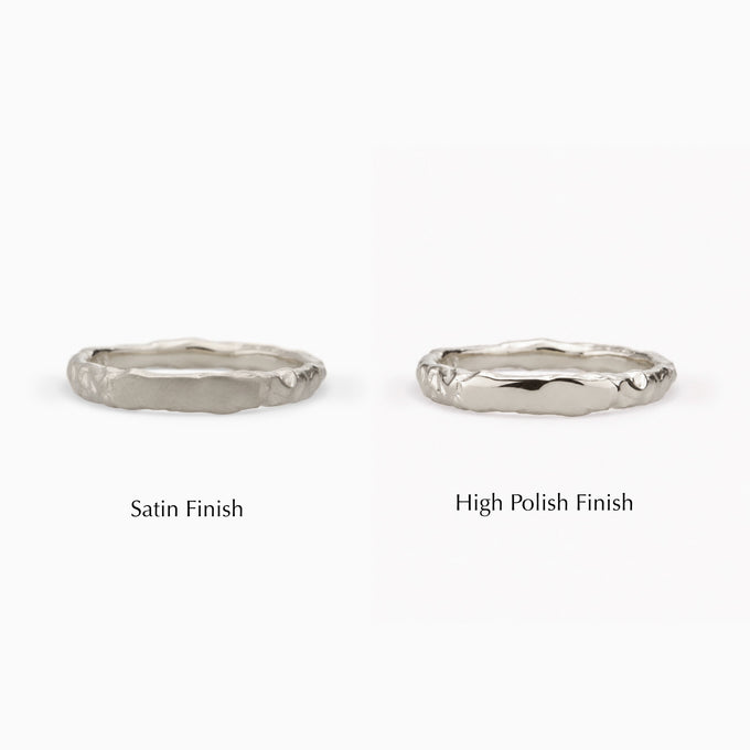 Custom Kindred Ring (Stones & Engraving) | White Gold
