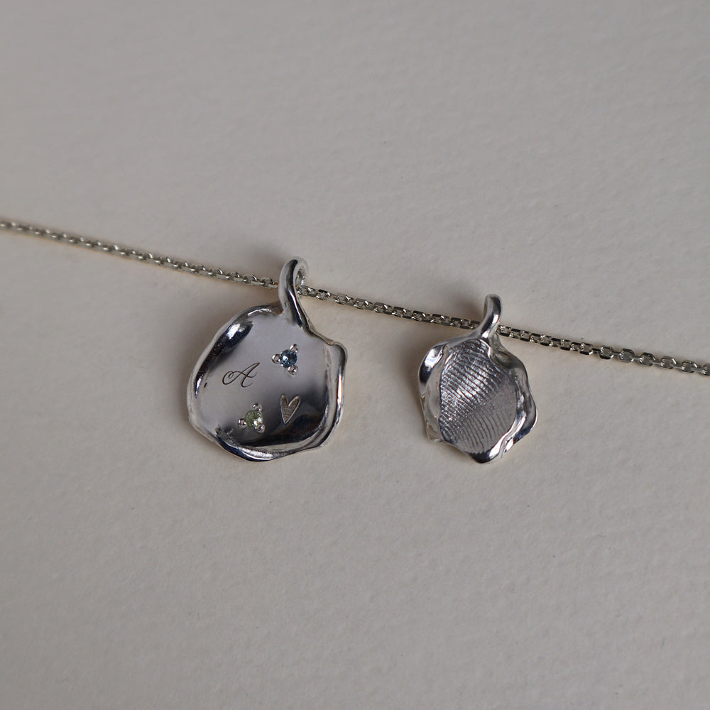 Impression™ Wave Pendant | Silver
