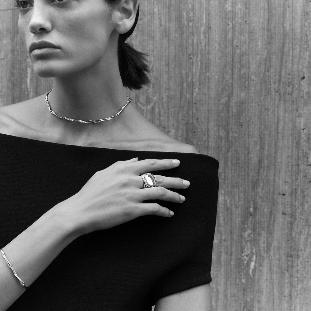 Ivy Signet Ring | Rose Gold